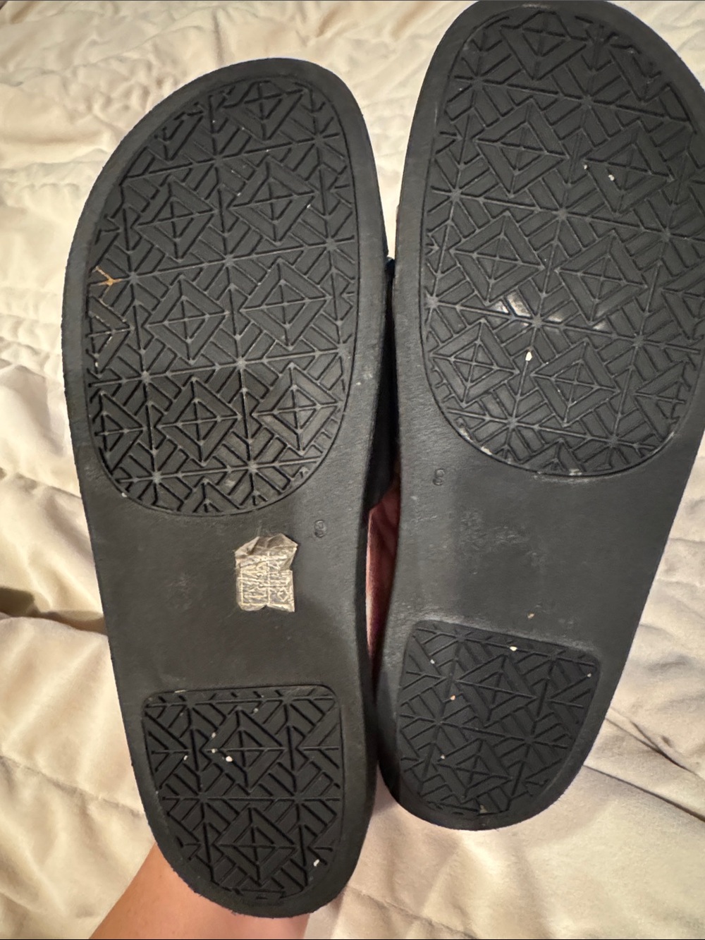 EUC Tory Burch Black Leather Slides Size 9 - Picture 2 of 5